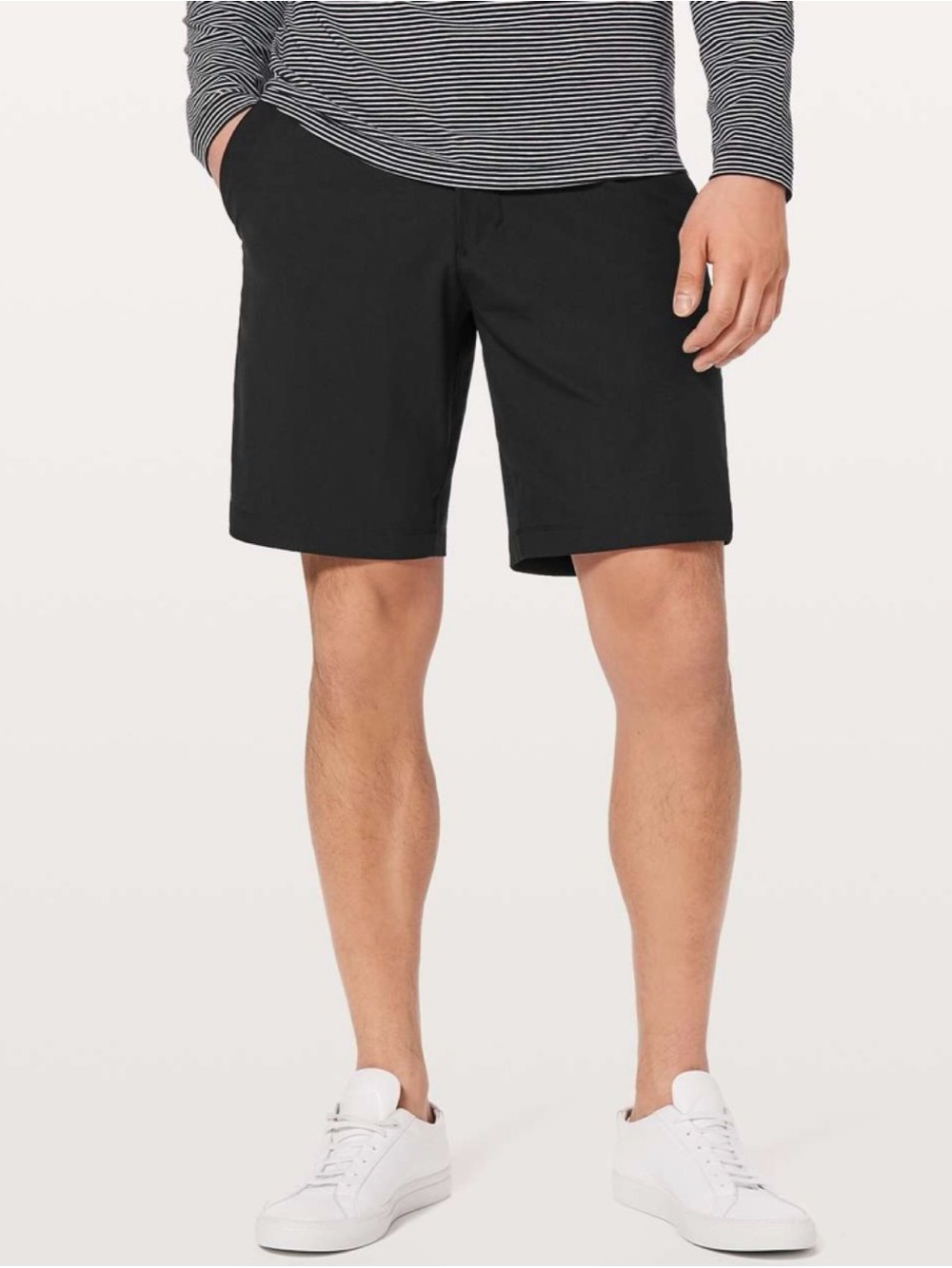 Lululemon Commission Shorts Slim Warpstreme 9" Black Sz 36